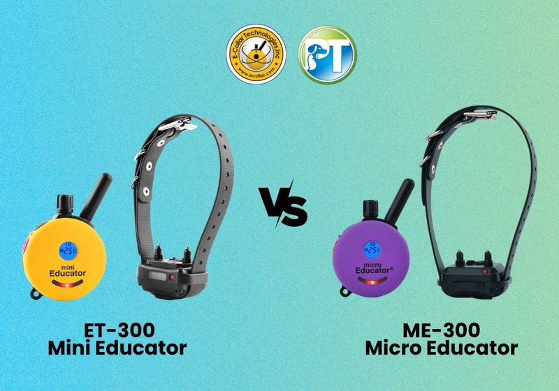ET-300 vs ME-300 Educator Collars – Comparison Guide - PetsTEK