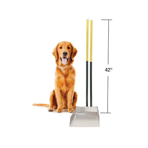 Size Comparison for Four Paws Dog Spade Set Large in Green and Yellow