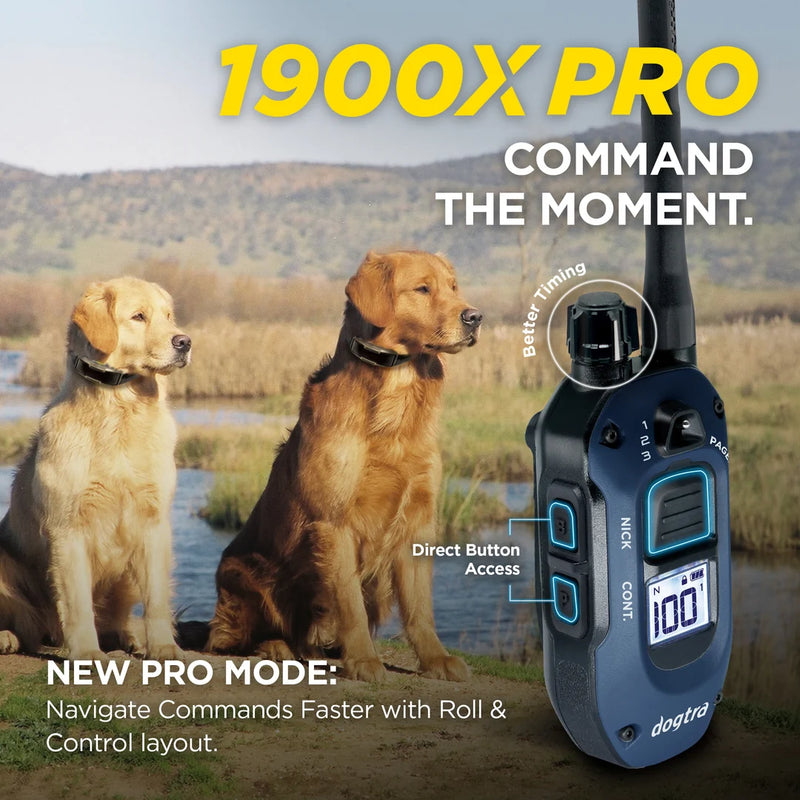 Dogtra - 1900X Pro - 3/4-Mile - Remote Training Collar-zoom-