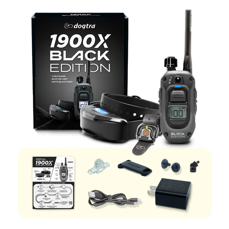 Dogtra 1900X Black Edition - 1 Mile - Remote Training E-Collar-zoom-