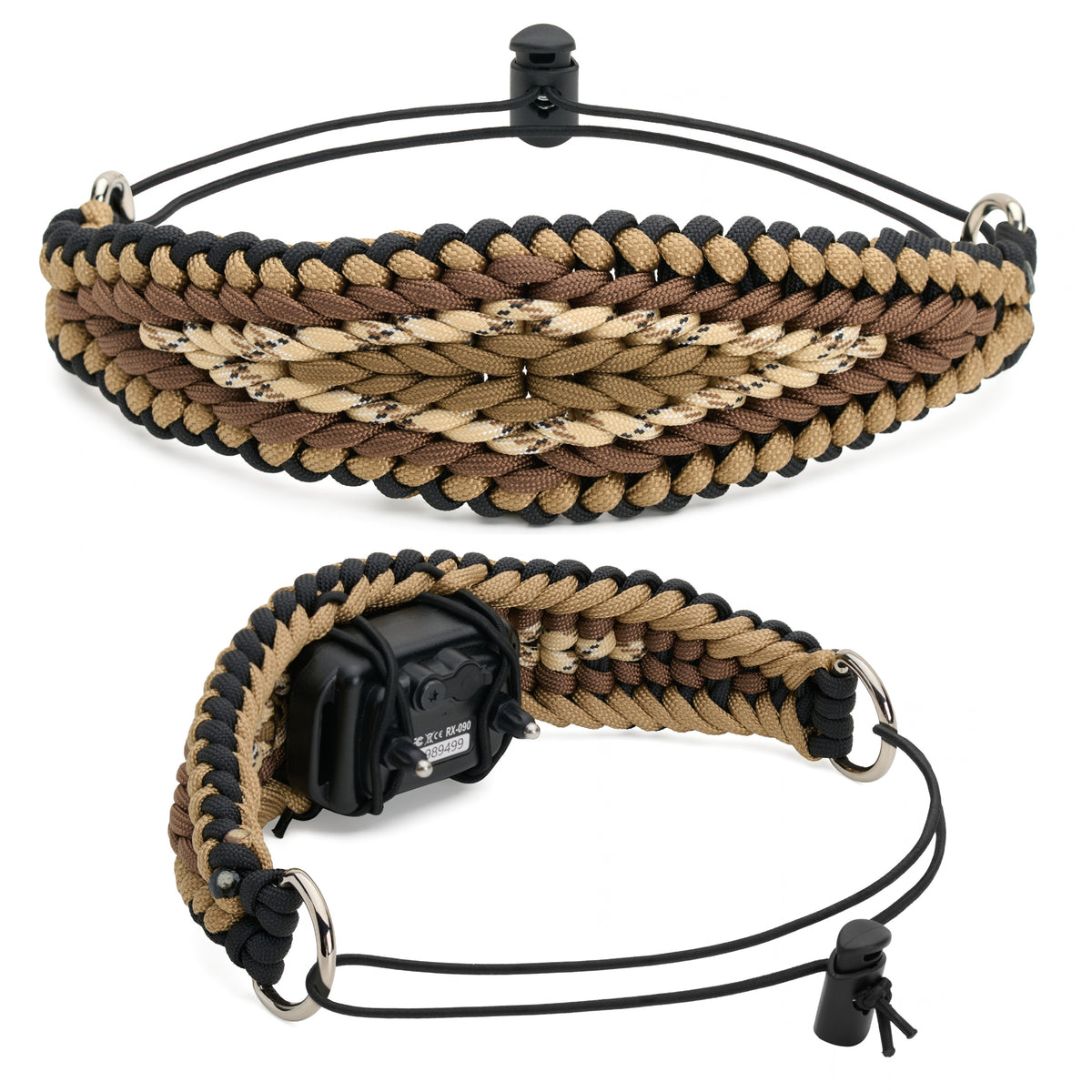PetsTEK Adjustable Paracord E-Collar Strap for Dogs (10 to 20 Inch Neck)-zoom-11