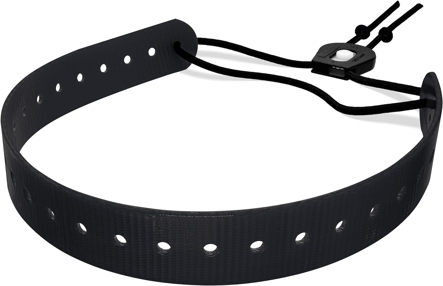 PetsTEK 1" Biothane Replacement Strap for E-Collar in Black
