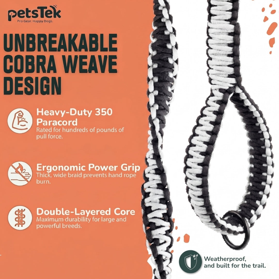 PetsTEK Heavy Duty Dog Leash For Large Dogs-3