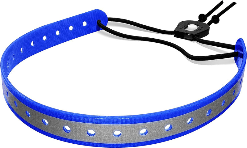 PetsTEK - E-Collar Reflective Biothane Replacement Bungee Dog Collar Strap - 1" and 3/4"-zoom-