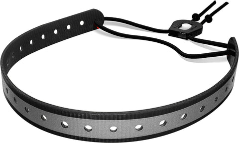 PetsTEK 3/4" Reflective Biothane Replacement Strap for Remote Training E-Collar in Black