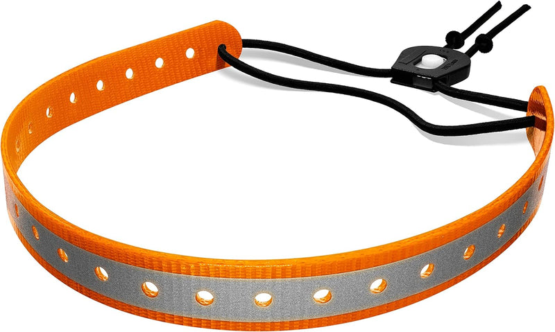 PetsTEK - E-Collar Reflective Biothane Replacement Bungee Dog Collar Strap - 1" and 3/4"-zoom-