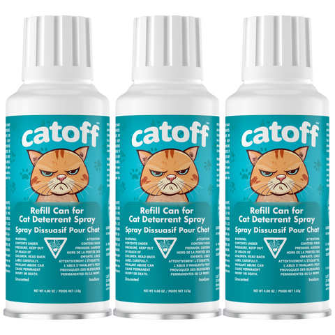 CatOff™ Cat Deterrent Spray Refill Can 115ml