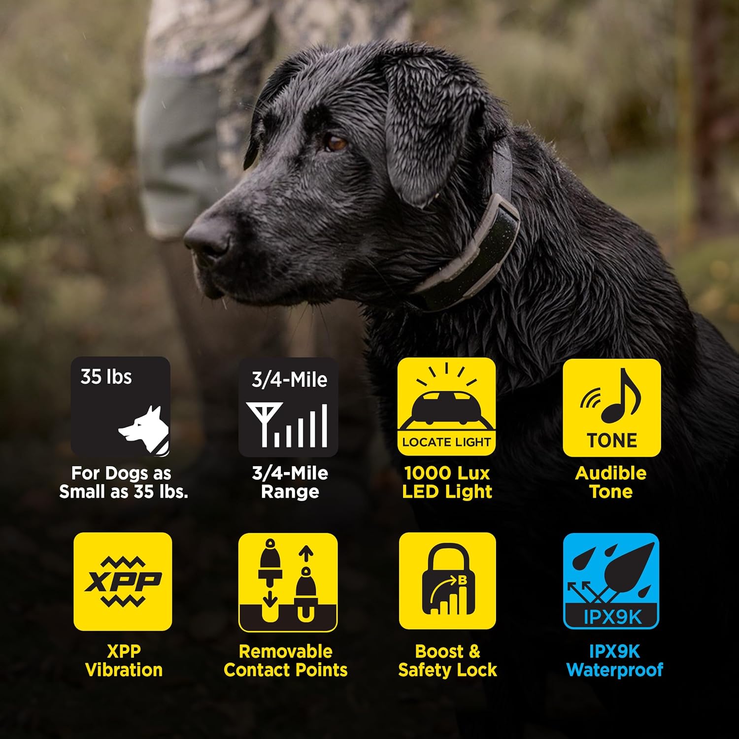 Dogtra 1900X & Coyote X-Shield Bundle - 3/4 Mile Dog Training E-Collar-zoom-5