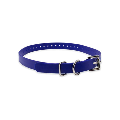 E-Collar Technologies 3/4" x 22.5" Biothane Strap in Blue