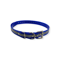 E-Collar Technologies - 3/4" Reflective Biothane Replacement Strap in Blue