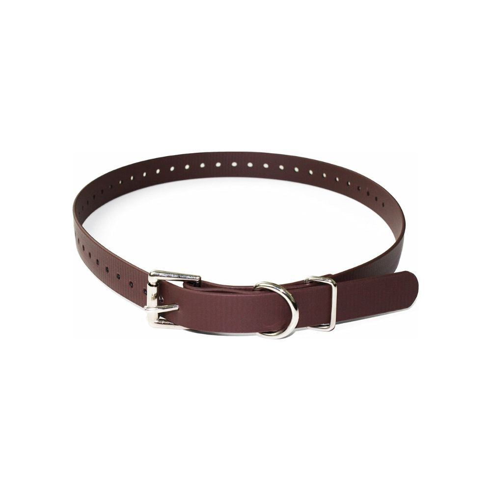 E-Collar Technologies 3/4" x 22.5" Biothane Strap in Brown