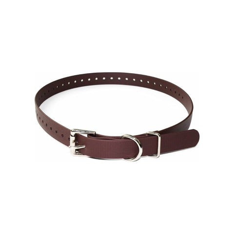 E-Collar Technologies 3/4" x 22.5" Biothane Strap in Brown