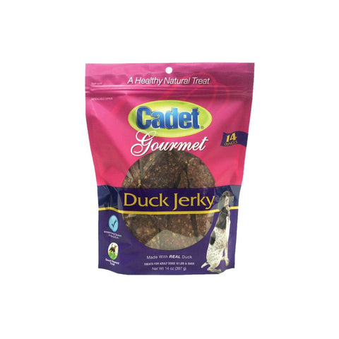 One 14-Ounce Pack of Cadet Premium Gourmet Duck Jerky