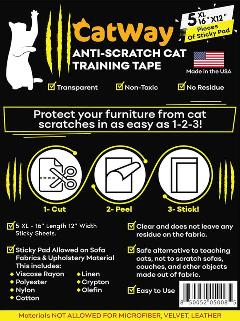 CatWay Anti-Scratch Cat Training Tape Product Cover