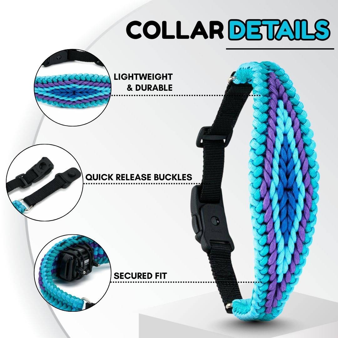 PetsTEK - Paracord Dog Collar Cover - Accessories and Parts
