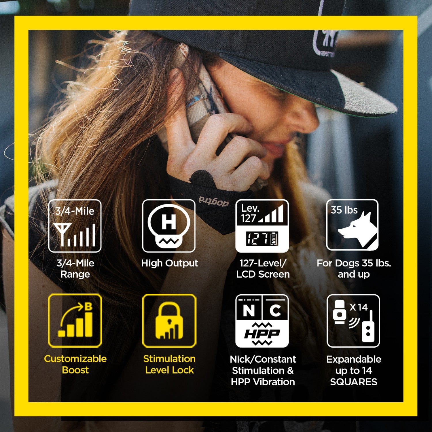 Dogtra 1900S Handsfree Plus B&L Remote Training Collar Features