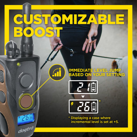Dogtra 1900S Handsfree Plus B&L Remote Training Collar with Custom Boost