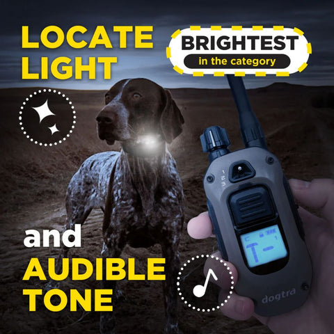 Dogtra 1900X Handsfree 1-Dog Remote Training E-Collar Light and Tone
