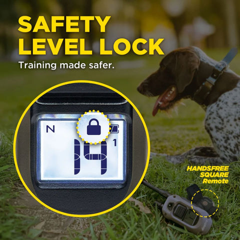 Dogtra 1900X Handsfree 1-Dog Remote Training E-Collar Safety Level Lock