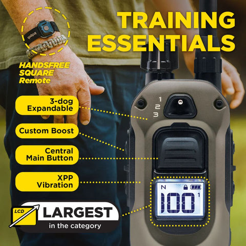 Dogtra 1900X Handsfree 1-Dog Remote Training E-Collar with Handsfree Square
