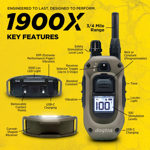 Dogtra 1900X Feature Summary