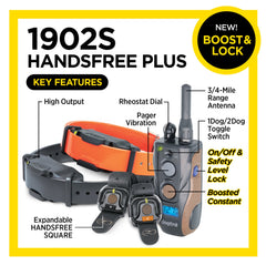 Dogtra 1902S Handsfree Plus B&L Remote Training Collar Key Features