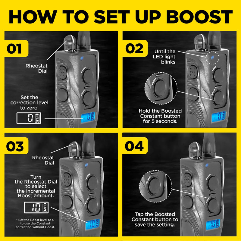 Dogtra - 1900S Black Boost & Lock - 1 Mile - Remote Training Collar-zoom-