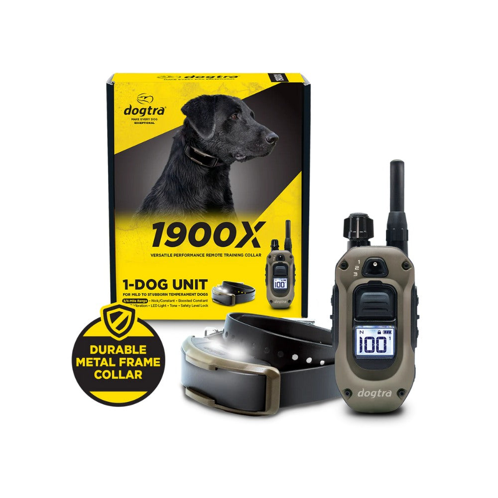 Dogtra 1900X Remote Transmitter and E-Collar Box Set