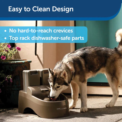 Drinkwell ZWW00-17111 Outdoor Dog Fountain Featuring Easy-to-Clean Design