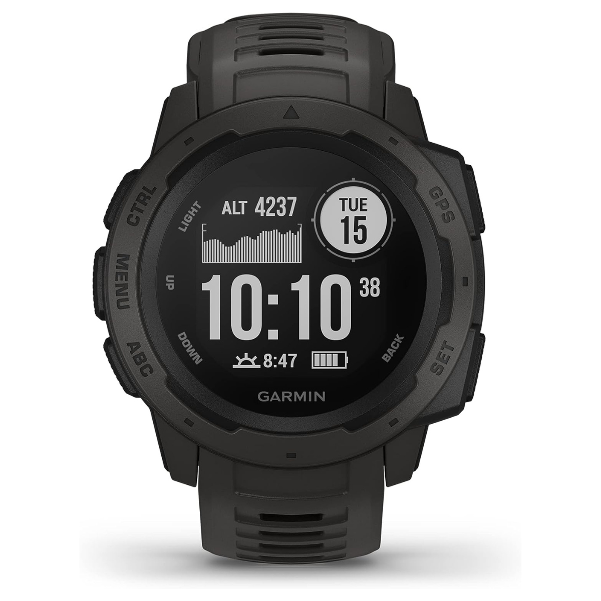 Garmin - 02064-00 Instinct Rugged Outdoor Watch with GPS Graphite - Accessories and Parts-zoom-1