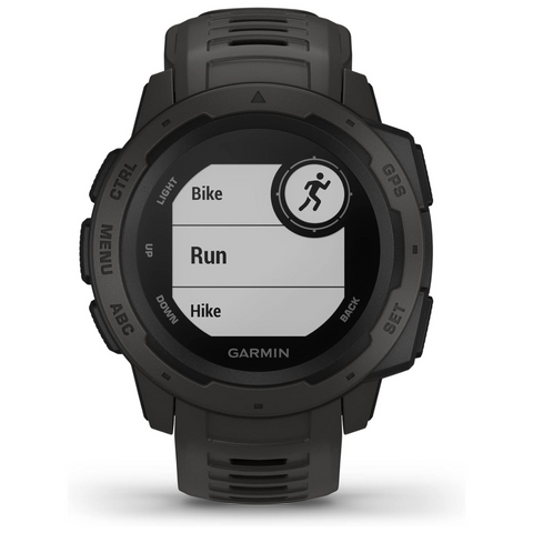 Garmin - 02064-00 Instinct Rugged Outdoor Watch with GPS Graphite - Accessories and Parts