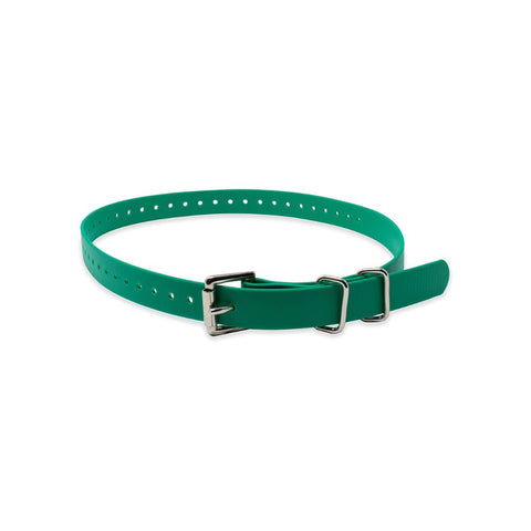 E-Collar Technologies 3/4" x 22.5" Biothane Strap in Green