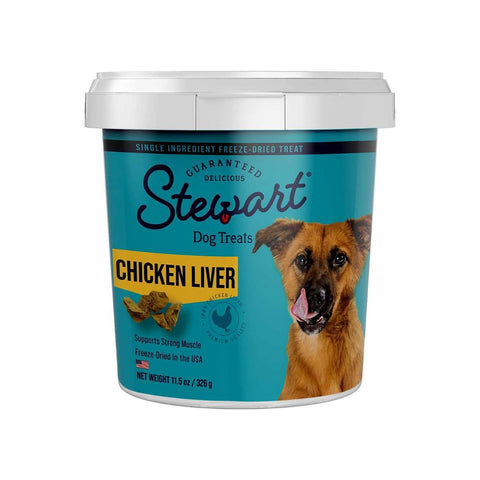 11.5-Ounce Tub of Miracle Corp Stewart Pro-Treat Freeze Dried Chicken Liver