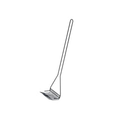 Midwest Waste Rake Pooper Scooper in Black