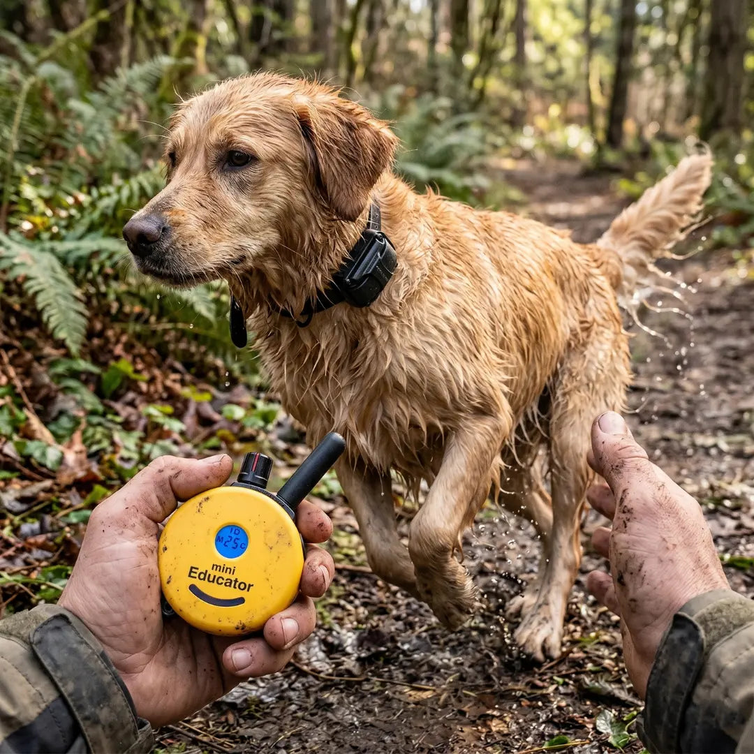 petstek.myshopify.com Mini Educator ET-300 Remote Dog Training Collar - Yellow  E-Collar Technologies