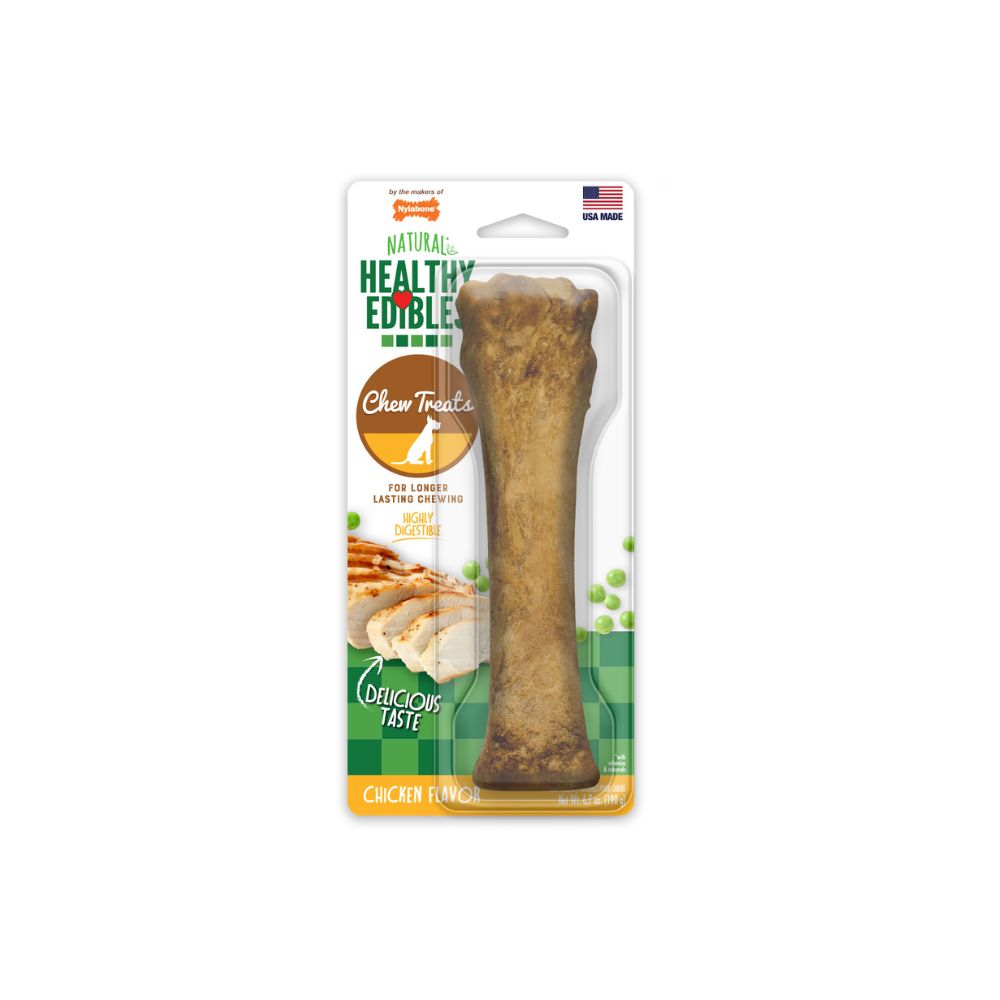 Nylabone Healthy Edibles Longer Lasting Chicken Treats Souper