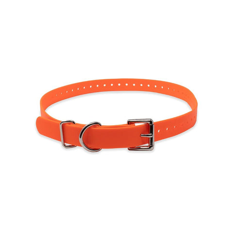 E-Collar Technologies 3/4" x 22.5" Biothane Strap in Orange