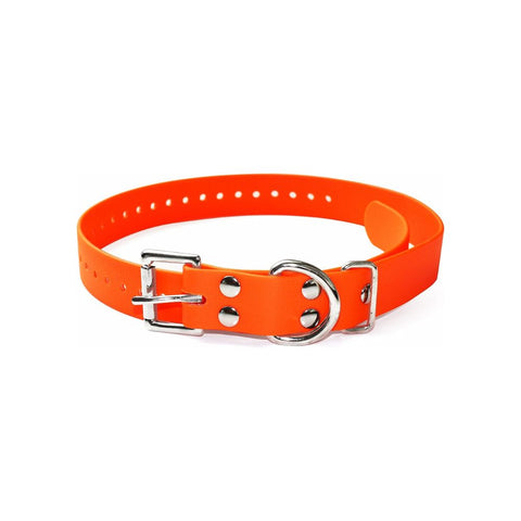 E_Collar Technologies 1" x 22" Biothane Strap in Orange