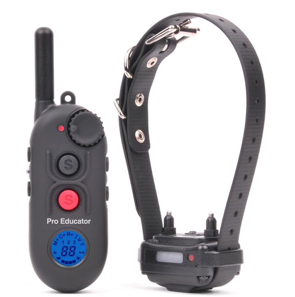 Bundle of 2 - Pro Educator PE-900 Remote Dog Training Collar Black by ...