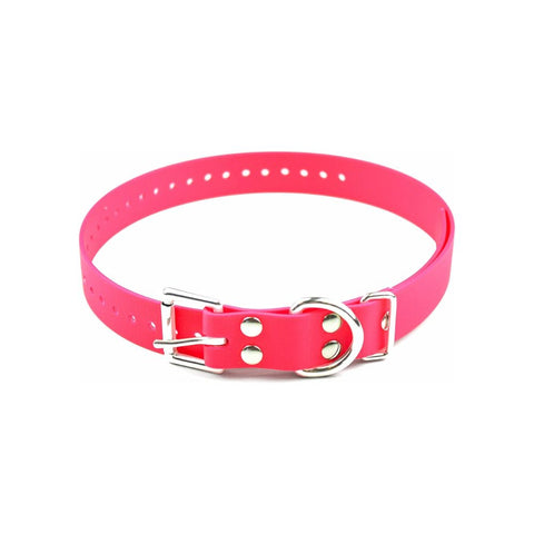 E_Collar Technologies 1" x 22" Biothane Strap in Pink