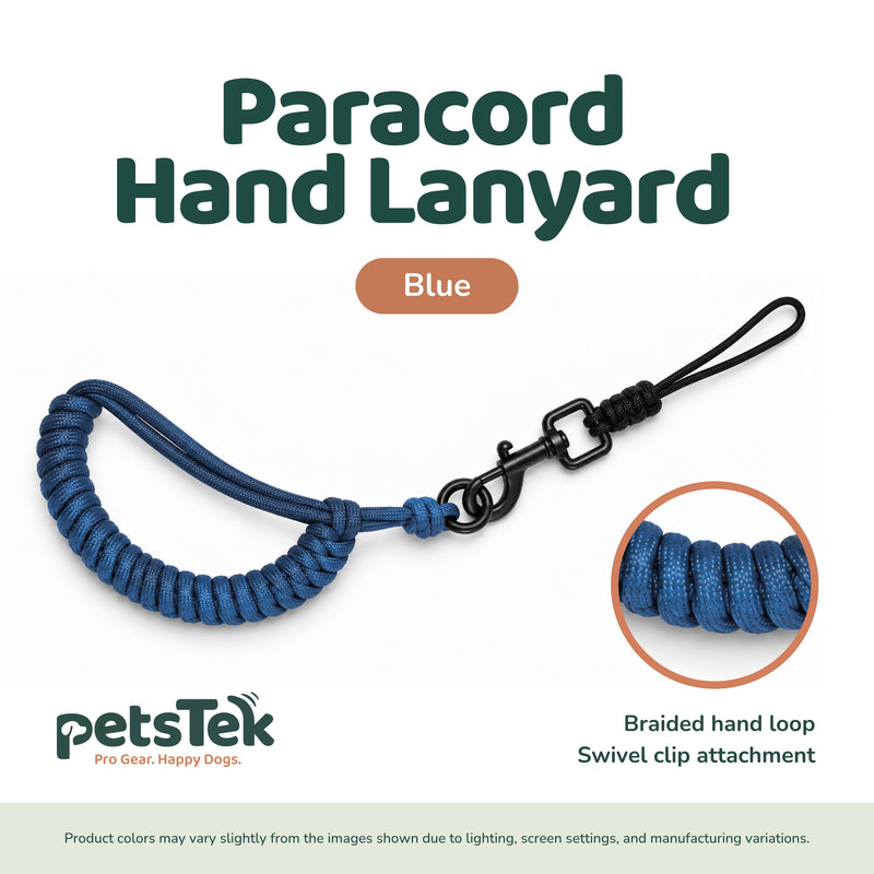 PetsTEK - Paracord Remote Hand Lanyard for Dog Training Collars-zoom-