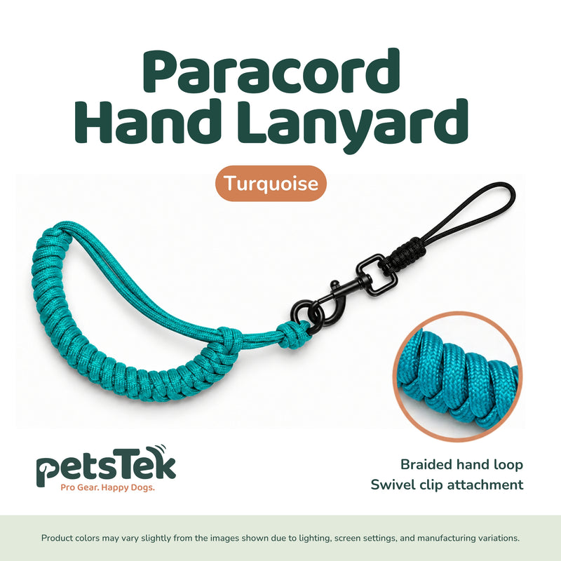 PetsTEK - Paracord Remote Hand Lanyard for Dog Training Collars-zoom-