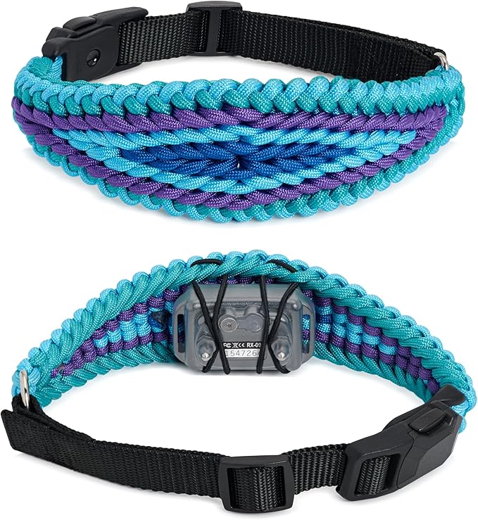 PetsTEK - Paracord Dog Collar Cover - Accessories and Parts-zoom-