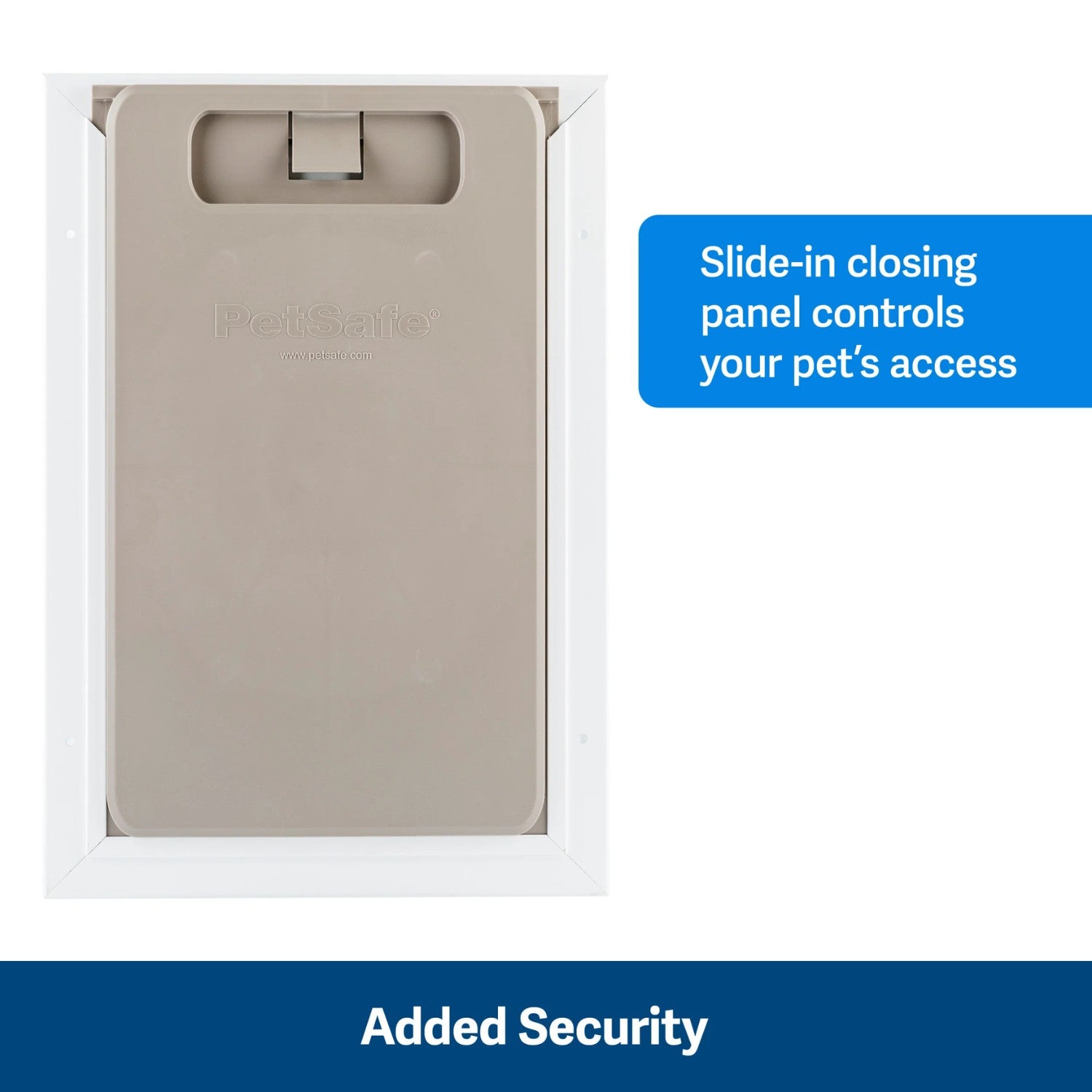 PetSafe - ZPA00-16203 Wall Entry Pet Door Large Closing Panel