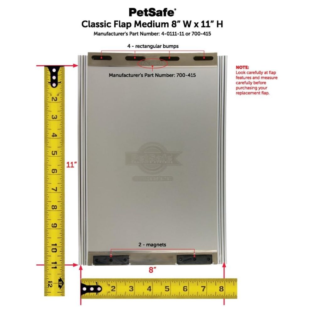 PetSafe - 4-0111-11 Classic Replacement Flap - Medium