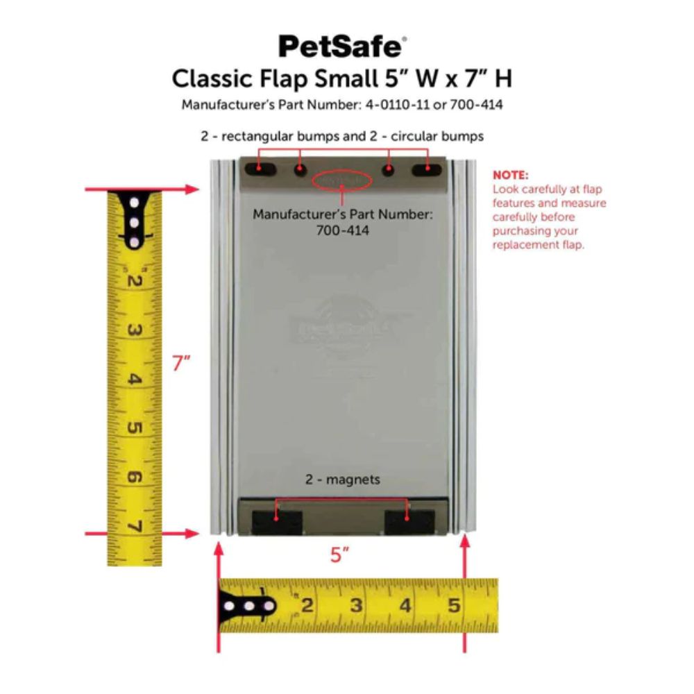 PetSafe - 4-0110-11 Classic Replacement Flap - Small