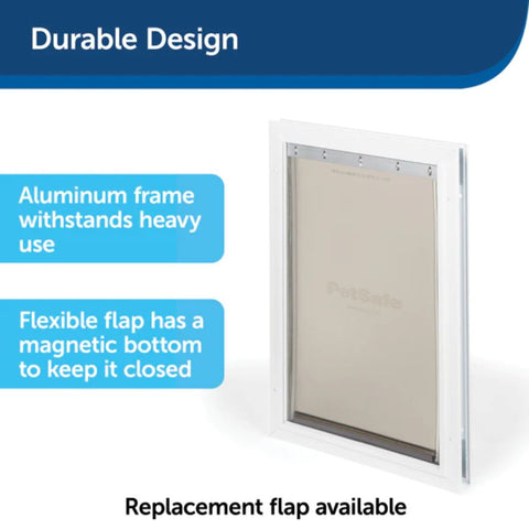 PetSafe Freedom Aluminum Pet Door with Durable Aluminum Frame