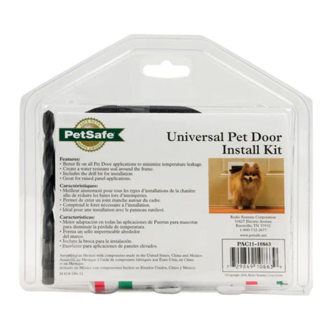 PetSafe PAC11-10863 Pet Door Installation Kit Packaging Back Panel
