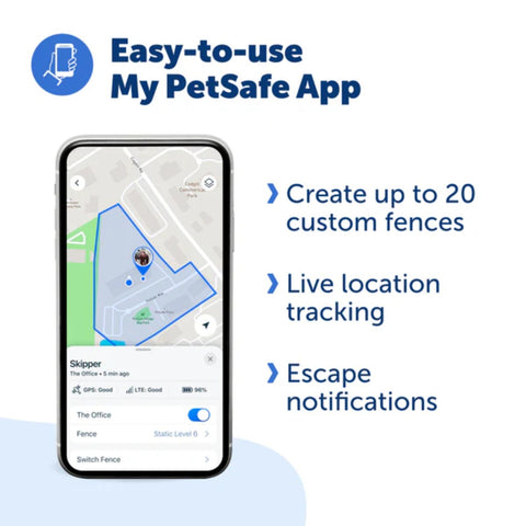 PetSafe - PIF00-17804 - Guardian® GPS + Tracking Dog Fence Collar - E-Fence