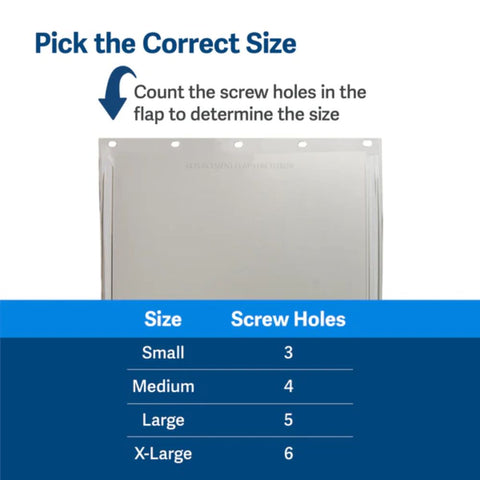 PetSafe - PAC11-11038 Replacement Flap - Medium - Pet Door